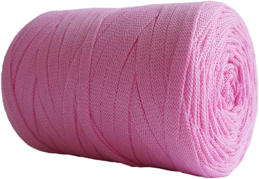 1PCS 250g 8.1oz Soild Color Fancy Yarns DIY Bag Handbag Carpet Cushion Cotton Cloth T-Shirt Yarn Knitting Crochet Yarn Pet Cave Basket Crochet Bag Fabric Yarn