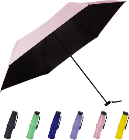SoulRain 42" Travel Sun & rain Umbrella, Lightweight Windproof Umbrella, Portable Lightweight Compact Parasol with 99% UV Protection for women and men