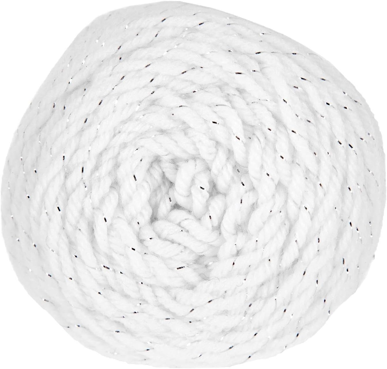 Hobby Lobby Metallic I Love This Yarn - 4 Medium 97% Acrylic & 3% Metallic Polyester Yarn for Crocheting & Knitting Blankets, Hats & Accessories, Set of 2, 750 Pink Toes (730 White)