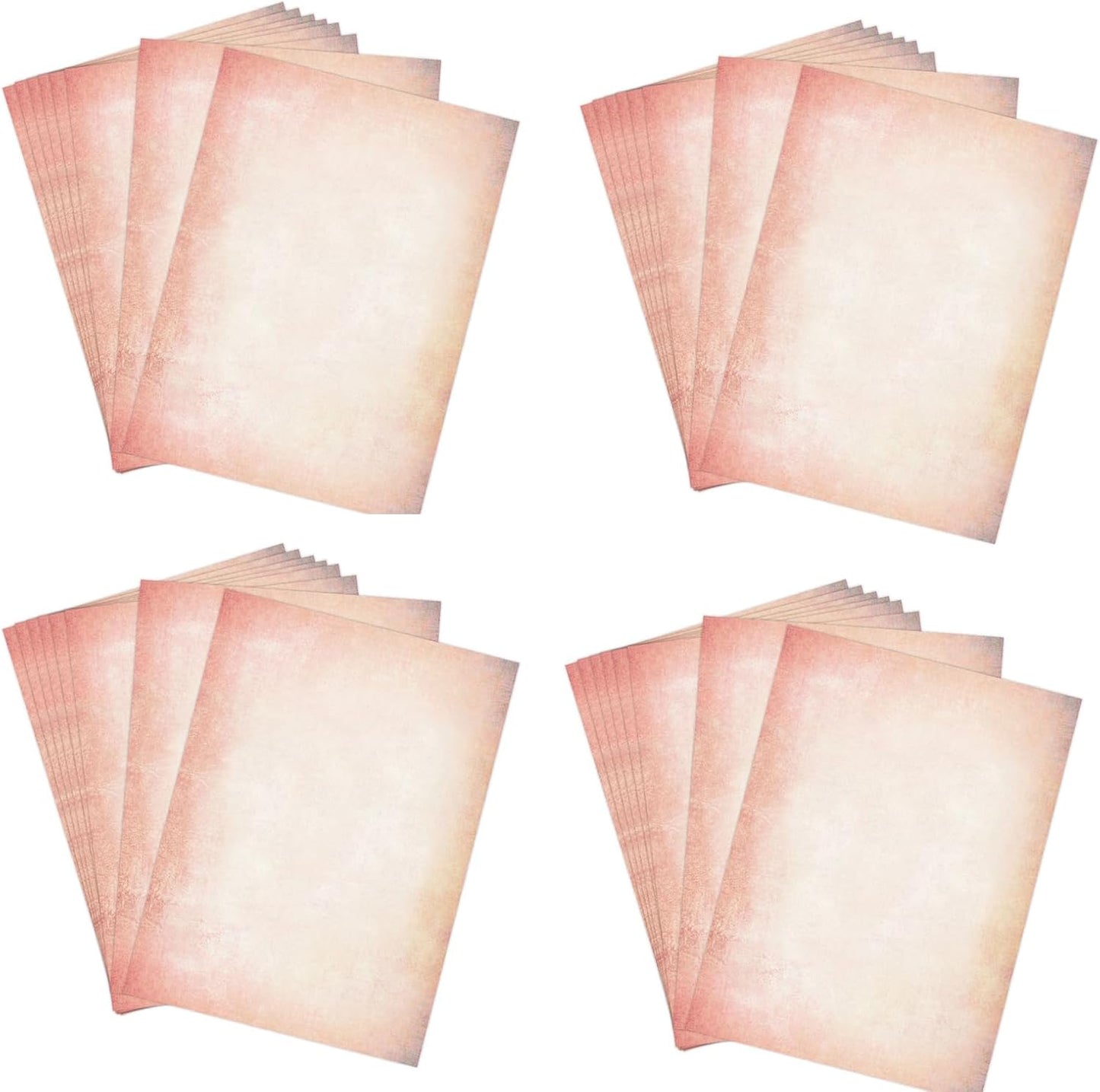 60 Sheets Retro Pink Stationery Paper, Pink Letter Paper Cute Writing Paper, Pink Copy Paper Pastel Colored Paper Computer Printer Paper