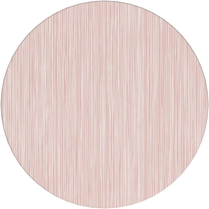 Light Pink Pastel Pattern Subtle Vertical Stripes Ceramic Coasters with Holder Set of 6 Coffee Cup Drink Coasters