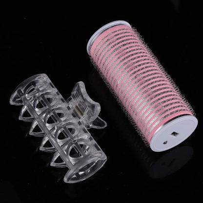 Portable Mini Hair Curler Styling Rollers Rechargeable, Heated Electric Hair Roller USB Heat Waver Roller for Bangs, Root to Tail 3.4in