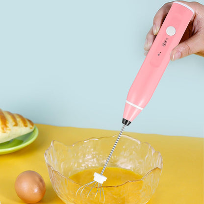 Hemobllo 1set Usb Rechargeable Stainless Steel Handheld Electric Bubbler Automatic Paint Mixer for Crafts Lightweight and Compact Design Easy to Clean Whisk for Paint and