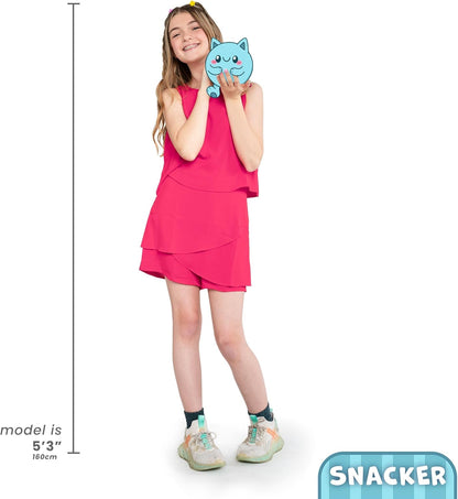 Squishable - Snugglemi Snackers Peach - Comfort Food Collection - 6.5 in - Soft Toy Collectible Stuffed Animal - Beans