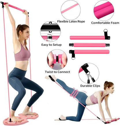 LALAHIGH Push Up Board,36 in 1 Home Gym Equipment with Ab Roller Wheel & Resistance Bands, Portable Foldable Workout Board for Full Body Strength Training Men Women,Gift for Grilfriend