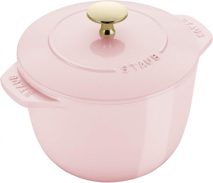 STAUB Cast Iron 1.5-qt Petite French Oven - Peony Pink