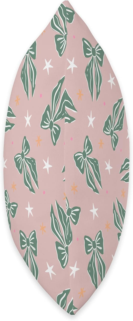 Pink Christmas Throw Pillow