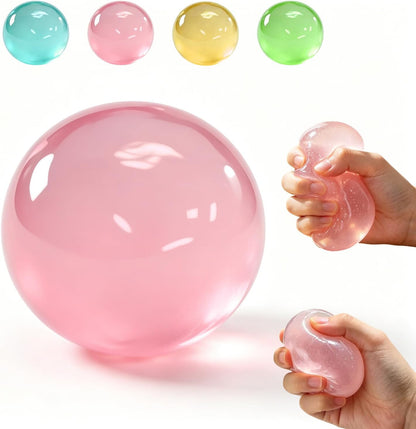 Coconut Oil Squishy, Slow Rising Stress Relief Squeeze, Soft Non-Sticky Sensory Fidget for Relaxation, Easy to Clean, Portable Gift for Adults (Pink)