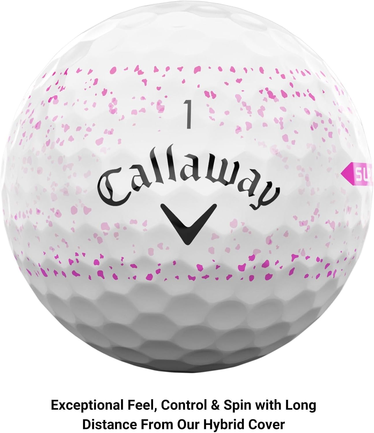 Callaway Golf Supersoft Golf Balls (2023 Version, Pink Splatter)