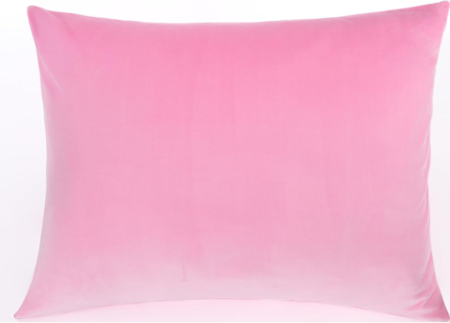 SquishPillow by Original Squishmallows Standard Pillowcase - Ultra Soft “Solid Slumber - Pink”