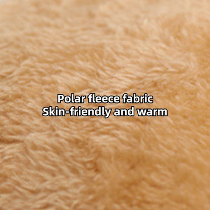 Warm Plush Guinea Pig Hut Habitat Hedgehog Hideout Rat House for Small Animal Rabbit,Washable Chinchilla Hamster Bed Cozy Nest Cage Accessories (Pink,Small)