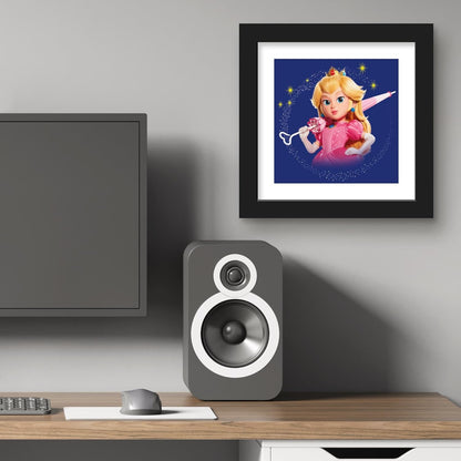 Gallery Pops® Nintendo The Super Mario Galaxy Movie (2026) - Princess Peach Wall Art Gallery Pops Wall Art, Black Framed Version