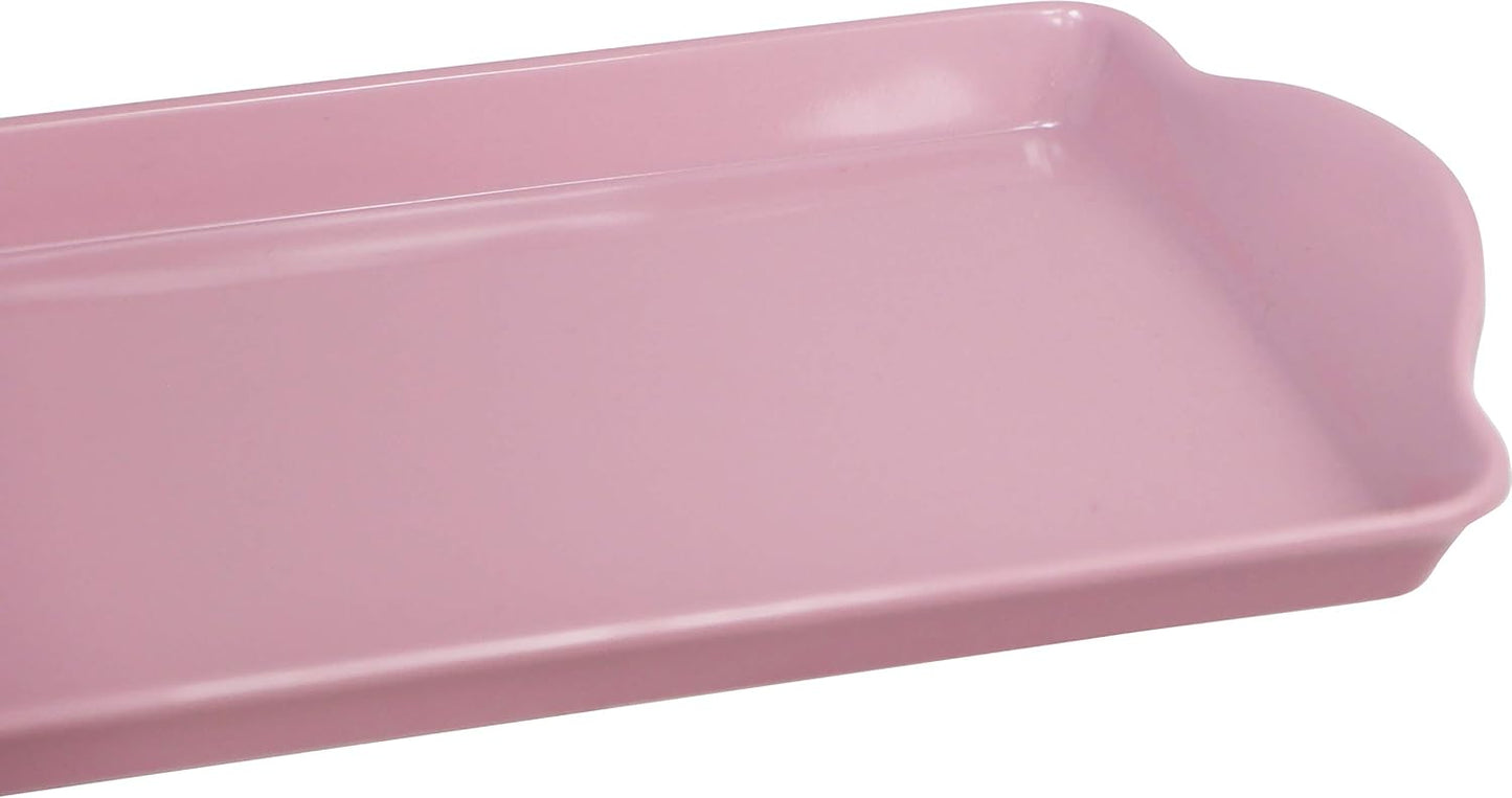 Calypso Basics Reston Lloyd Melamine Tidbit Tray, Pink (06601)