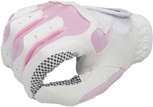 Women’s Golf Gloves 1 Pair, Non‑Slip Rain Gloves, Breathable Microfiber, Adjustable Fit, Cool & Comfortable for Golf Training