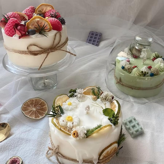 Luxury Candle Collection – Strawberry, Peach & Apple Scents | Handmade Decorative Aromatherapy Candles | Perfect for Birthdays, Holidays & Home Décor