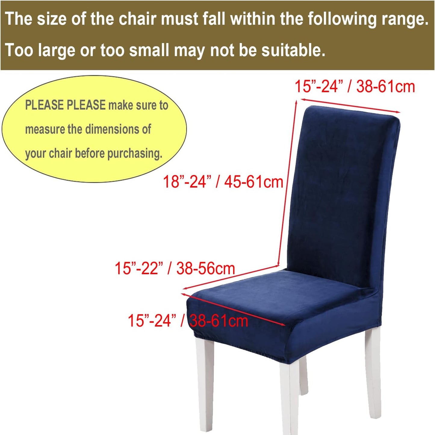 Soft Velvet Dining Chair Covers for Dining Room Set of 6 Pack Velvet Slipcovers Chairs Cover Stretch Slipcover, Pink