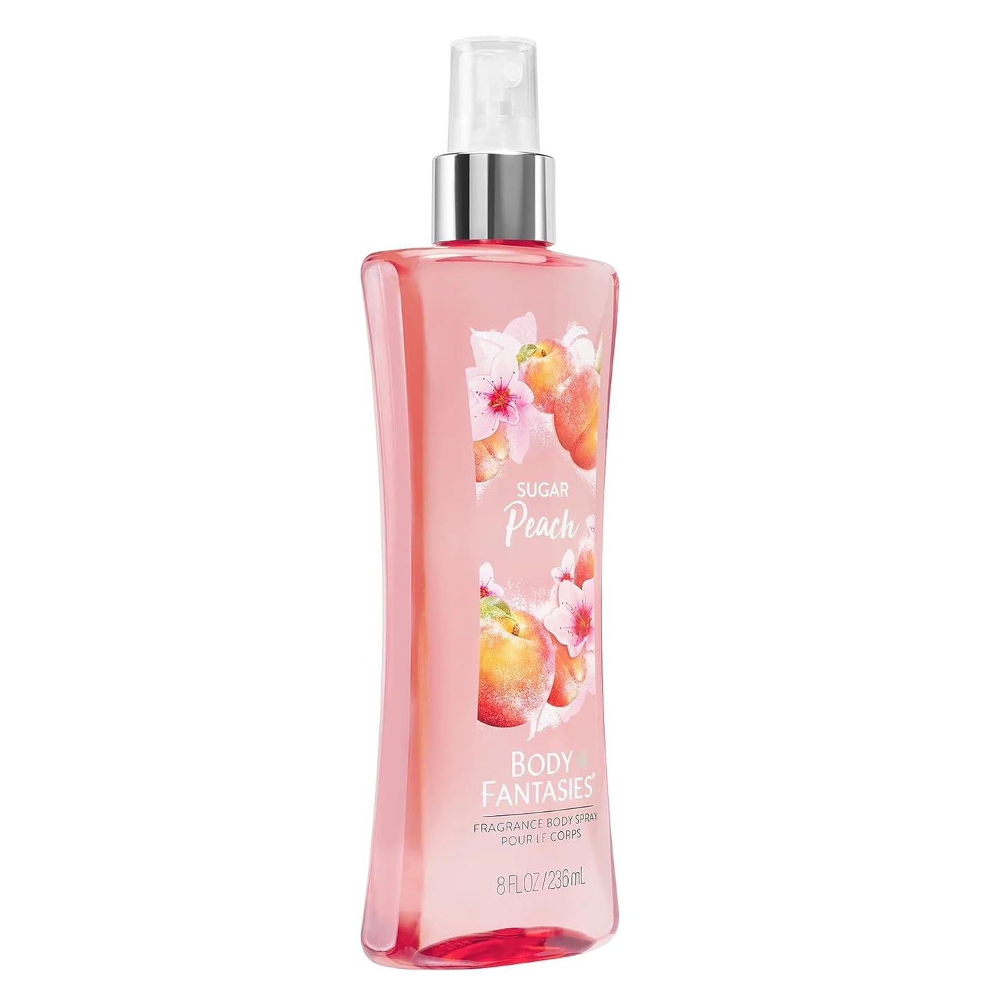 Body Fantasies Signature Fragrance Body Spray, Sugar Peach, 8 fl oz