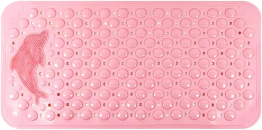 Home use with Suction Cup Floor mat for Bathroom, Toilet, Shower Room, and Anti-Fall mat(Pink,35 * 70cm)