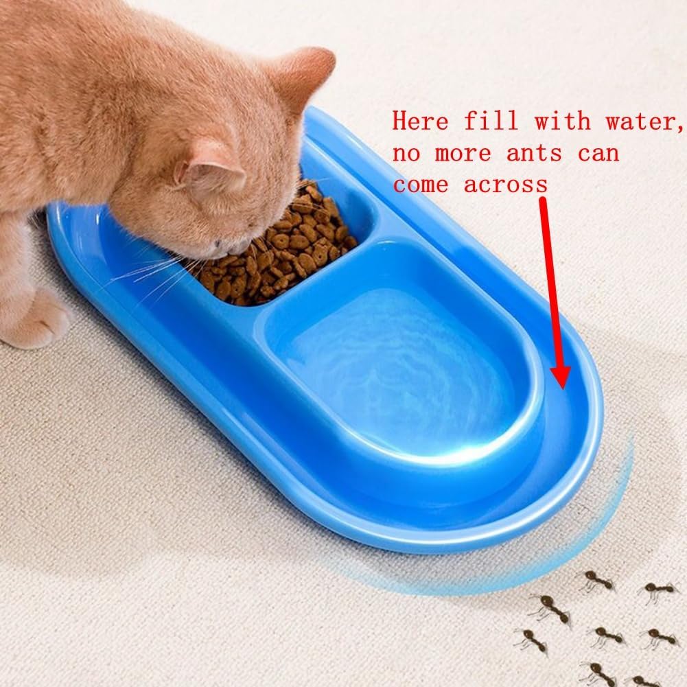 Cat Kitten Dish Dog Puppy Feeder Pet Bowl 3 Colors New Pink