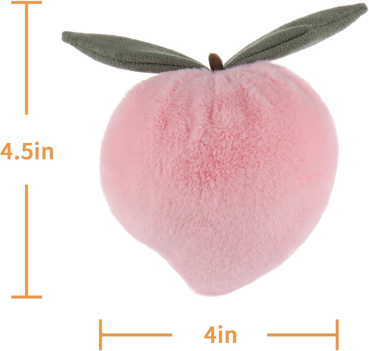 Apricot Lamb Peach Plush Stuffed Animals for Kids, Soft Cute Plush Toys for Baby Girl and Boy, Fluffy Peach Pink
