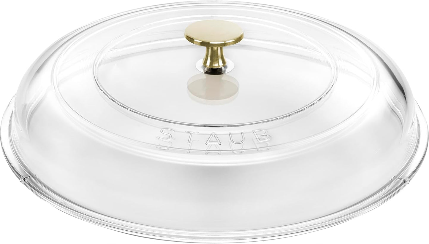 Staub Cast Iron 3.5-qt Braiser with Glass Lid - Peony Pink