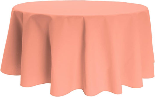 Fabric Textile Products, Inc. Milliken Signature 72" Round Tablecloths - Assorted Colors Available! (Peach)