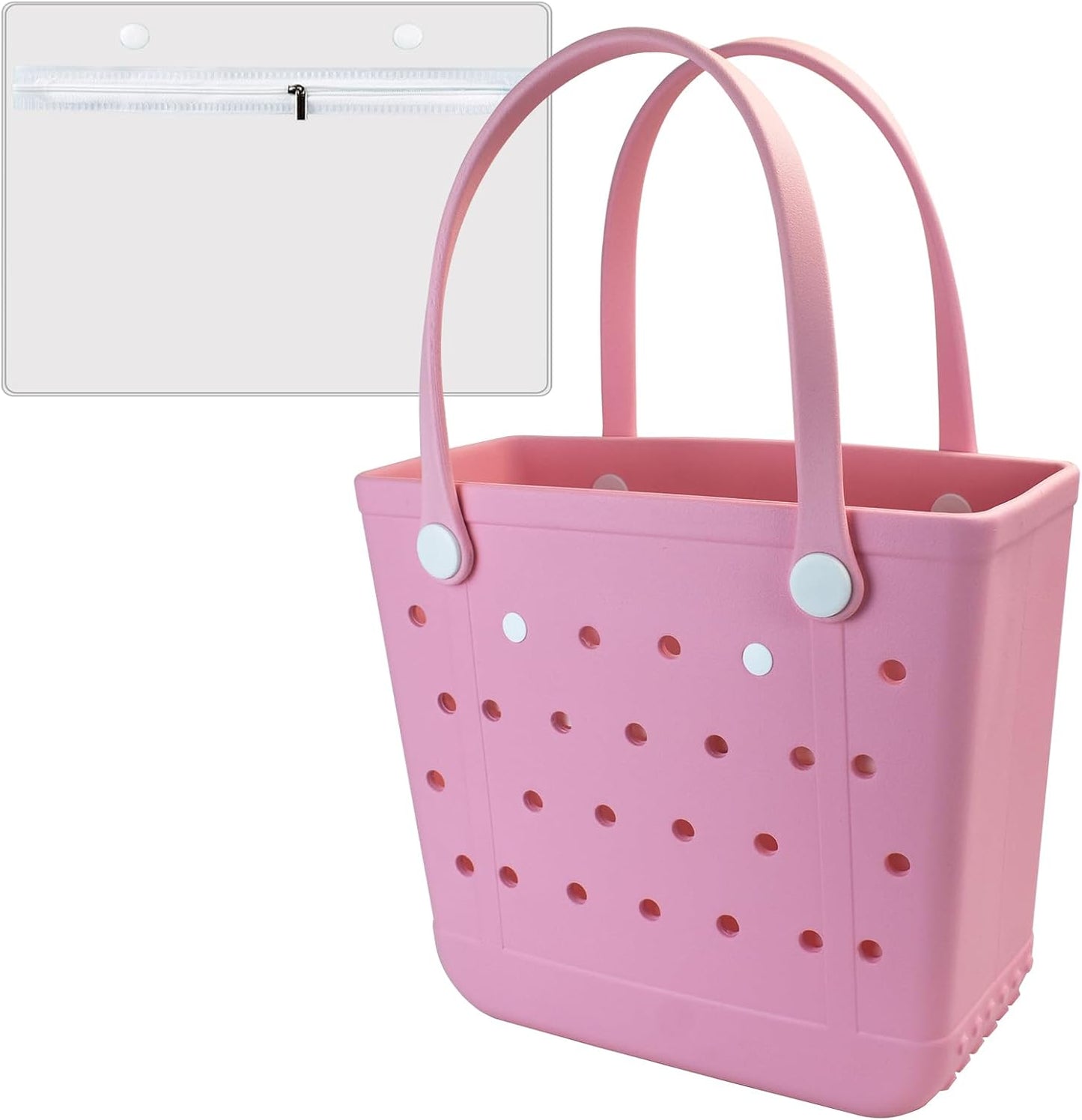 Rubber Beach Bag, Waterproof Travel Bags Washable Open Tote Bags for Beach（Small&Medium&Large& XL Beach Tote）