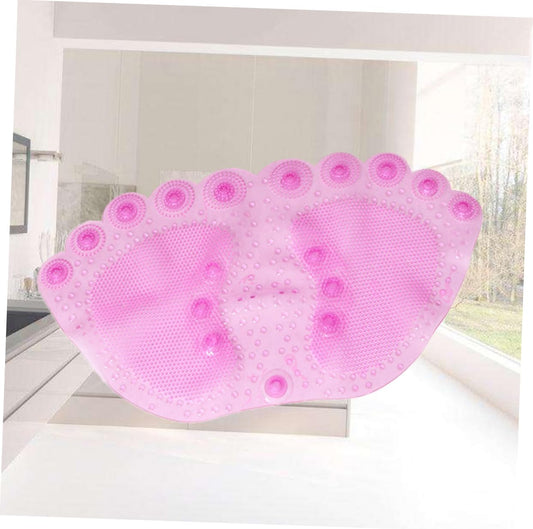 Bathroom Non-Slip Mat Shower Bath Rug Slip Suction Cup Pad Pink for Bathtub and Bathroom