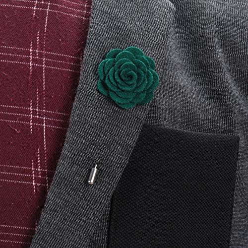 Flairs New York Gentleman's Essentials Premium Handmade Flower Lapel Pin Boutonniere