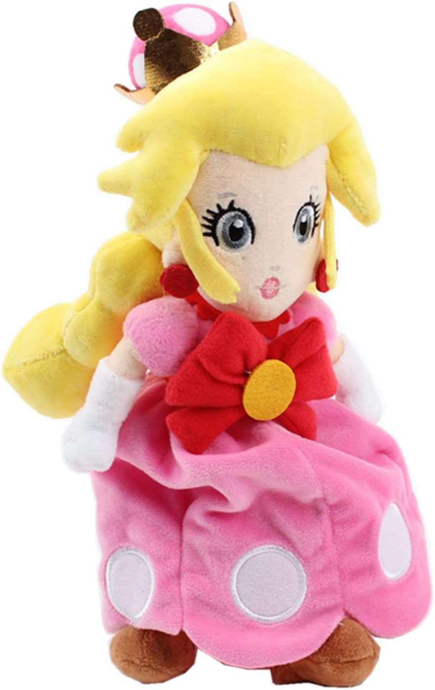 Princess Peach Plush Toy Stuffed Doll 11'' Figure