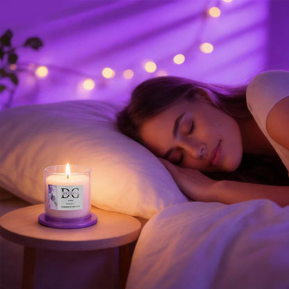 White Peach Oolong Scented Candle – Natural Soy Wax, 30+ Hours Long-Lasting Aromatherapy for Home
