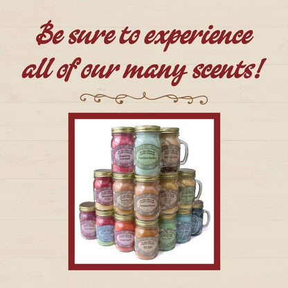Our Own Candle Company, Fresh Peach Scented Mason Jar Candle, 100 Hour Burn Time, 13 Ounces