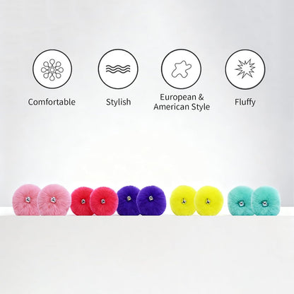 Bestookits Roller Skate Pom Poms with Bells, Skating Outfit Ice Skating Accessories, Roller Skate Decorations for Girls Women 2 Pieces (Pink)