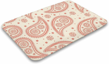 Pink Pattern Bathroom Rugs Mat, Non Slip Quick Dry Bath Mats for Bathroom Kitchen Home Decor Gift 19.7"x31.5"