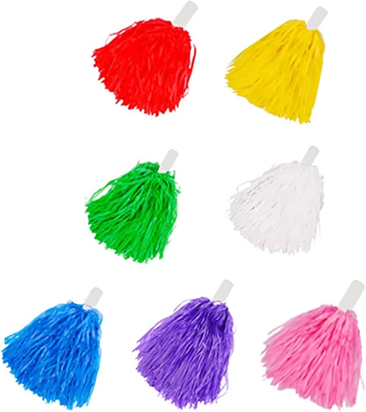 Shining Cheer Pom Poms 4PCS Cheerleading Cheering Flower Ball Game Pompoms for Dance Sports Match Supplies and Concert Decorator Pompoms