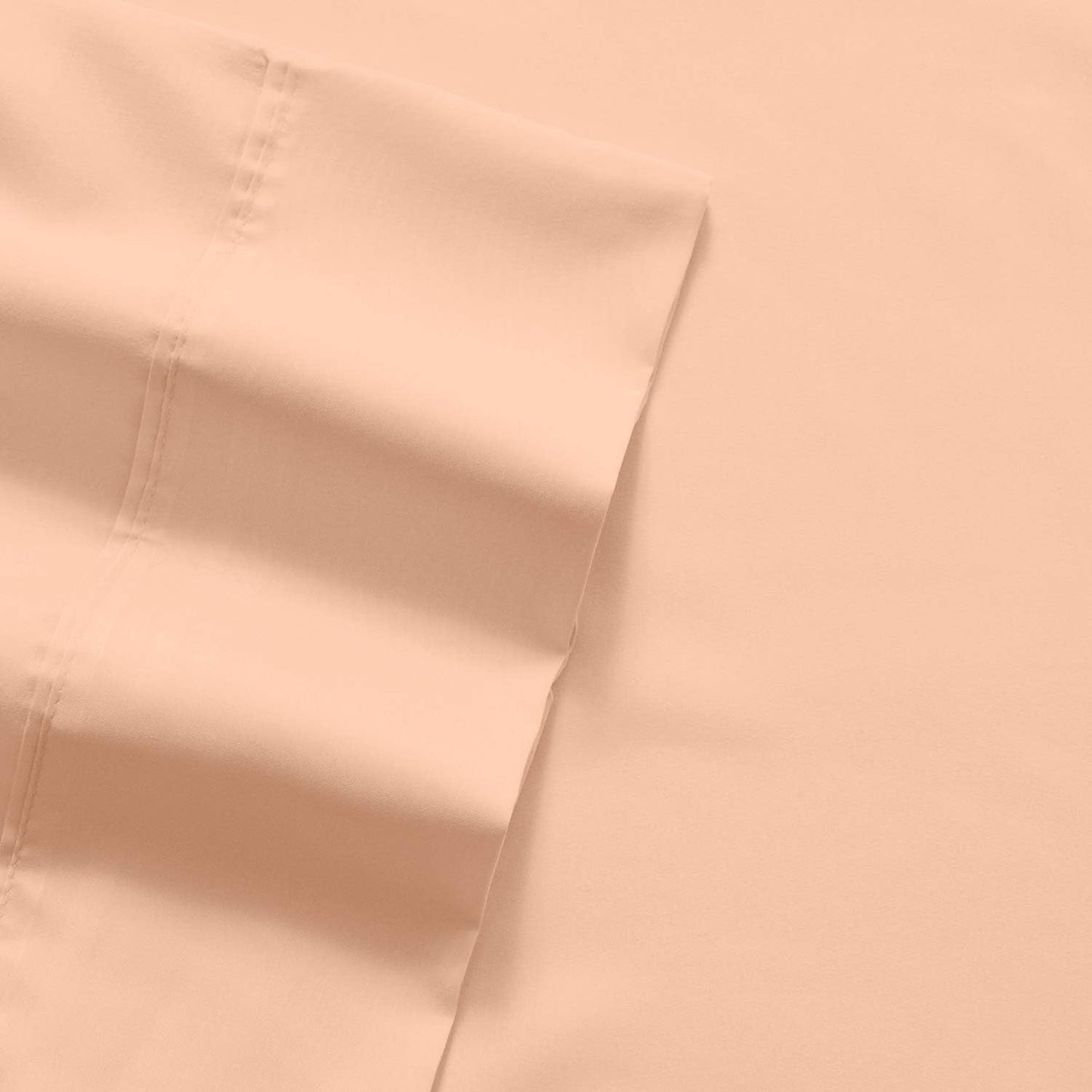 6 Piece Bed Sheet Set, Full, Peach
