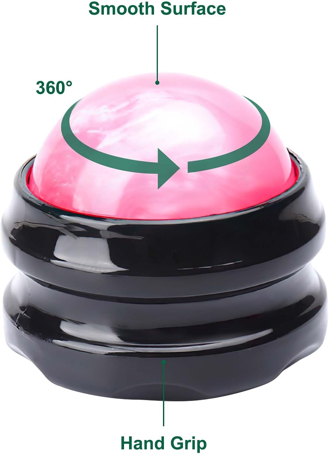 WOVTE Massage Ball, Lacrosse Balls, Self Massage Tool for Sore Muscles, Shoulders, Neck, Back, Foot, Body, Deep Tissue, Trigger Point, Muscle Knots, Yoga and Myofascial Release (Pink)