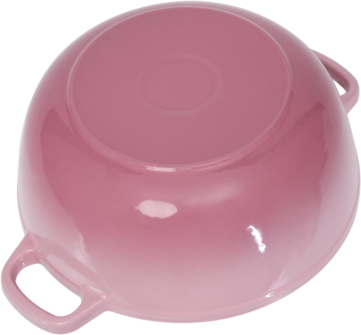 Flavehc Dutch Oven Pot with Lid 3.8 qt Cast Iron Dutch Oven for Bread Baking Pink Enameled Cast Iron Dutch Oven with Handels