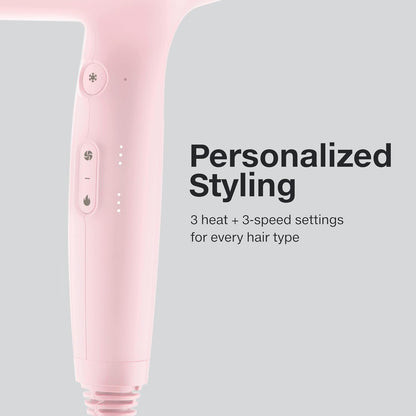 Paul Mitchell Dry Lightweight Professional Hair Dryer, Multiple Heat + Speed Settings, For Salon-Level Blowouts