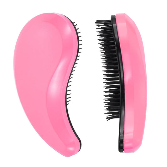Small Dog Brushes, Grooming Brushes Puppies Hair Remover (Pink, 2 Pcs)