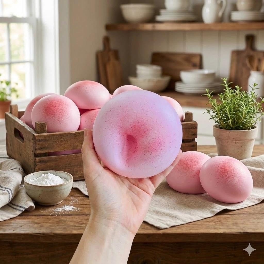 Cheese Slow Rising Squishy Toy, Soft Foam Stress Relief Squeeze, Sticky Food Squishies, Bread and Butter Squishy Style for Desk Decor or Gift (Pink)