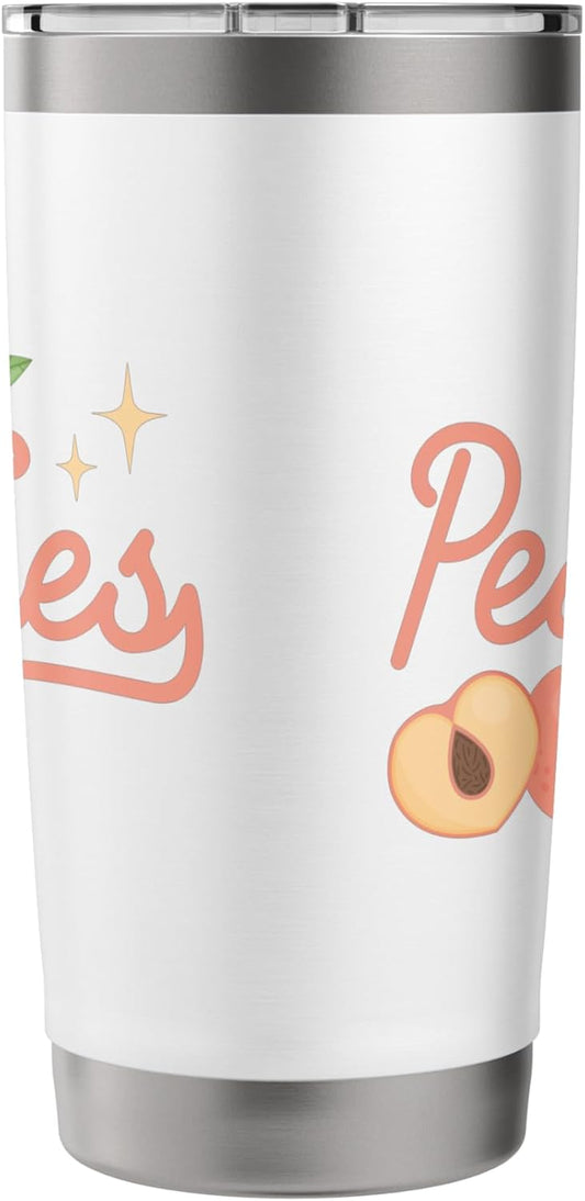 Peaches Sweet Fruit Peach Stainless Steel Insulated Tumbler