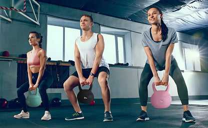 Soft Kettlebell Weights (5-30 lbs) - Iron Sand Filled for Home Gym, Strength Training & Fitness - Shock-Proof Design with Wide Non-Slip Handle - Dumbbell Alternative for Men & Women