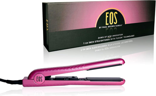 Paul Brown Hawaii Flat Iron| Silky, Smooth Professional-Quality Styles (1.25-inch, EOS Pink)