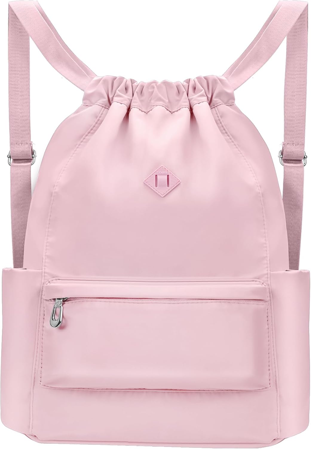 BAVELOE Drawstring Backpack with Wet Pocket Gym Backpack Water-Resistant Cinch String Bag Beach Swim for Women Men