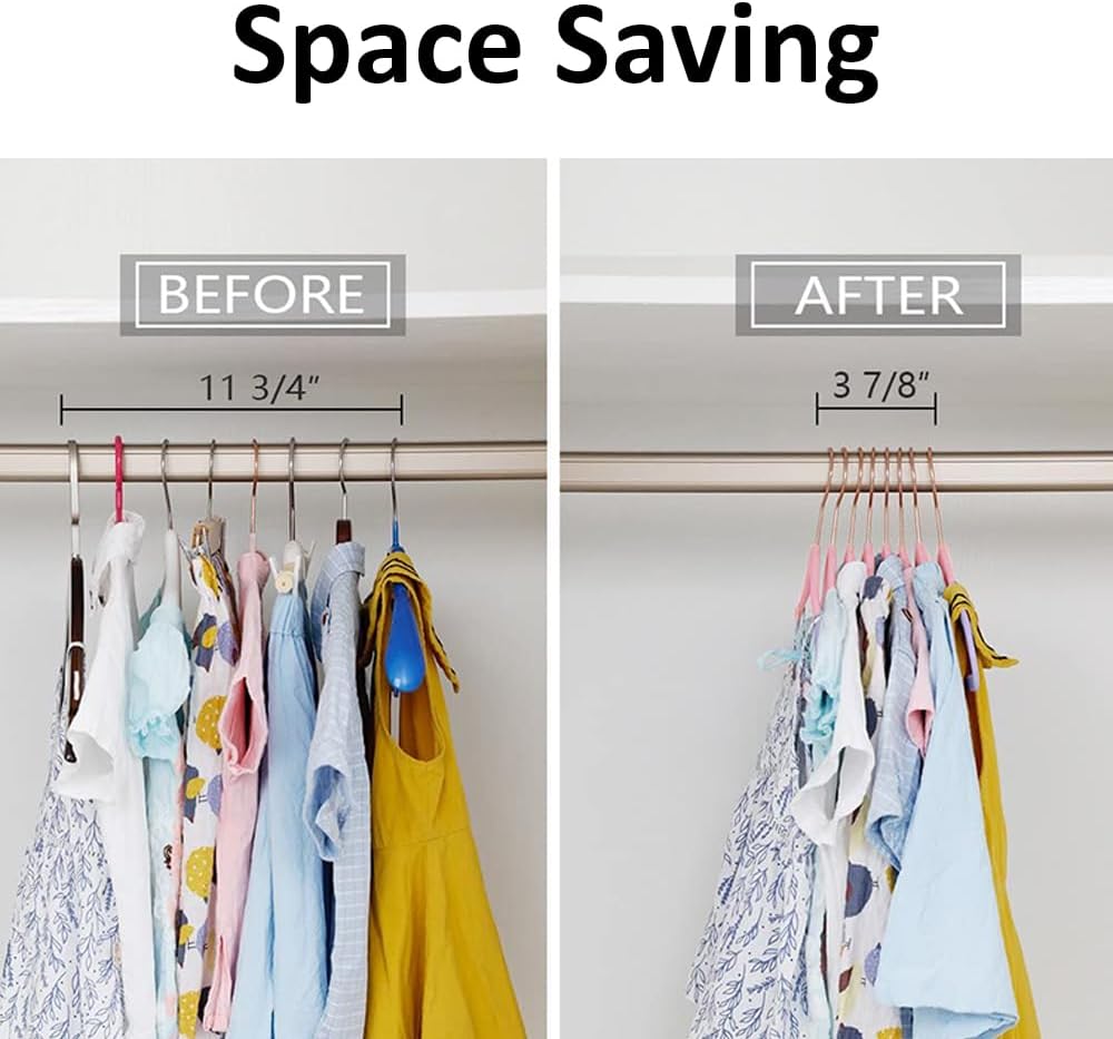 VECELO Premium Velvet Clothes Hangers Suit Heavy Duty (60 Pack)-Non Slip & Space-Saving with 8 Finger Clips & Tie Rack Excellent for Men and Women,Light Pink