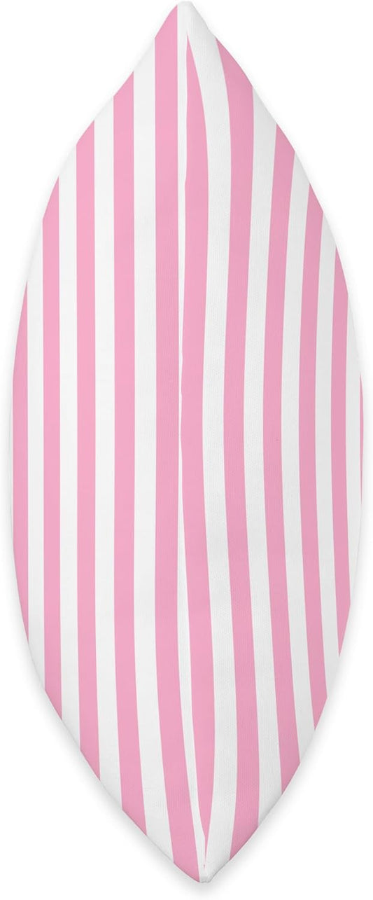 Light Pink White Striped Girly Vertical Stripes Cute Throw Pillow