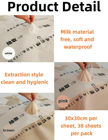 PAVNSO 114 Sheets Durable Tissue Flower Wrapping Paper, Waterproof Cotton Wrapping Paper Non-Woven Lining Paper, Floral Bouquet Wraps for Florist Packaging Arrangement/Florists(Pink)