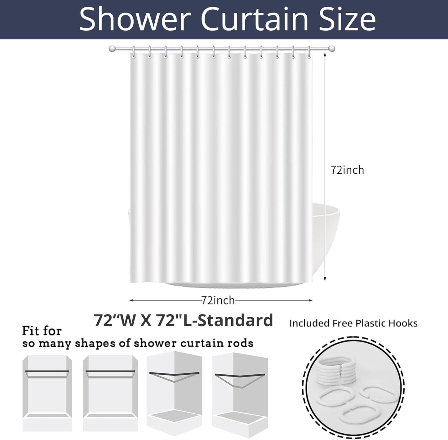 Spring Shower Curtain, Sage Green Eucalyptus Leaf Pink Watercolor Floral Botanical Plants Bathroom Curtain Waterproof Fabric Machine Washable with Hooks, 72" Wx72 L