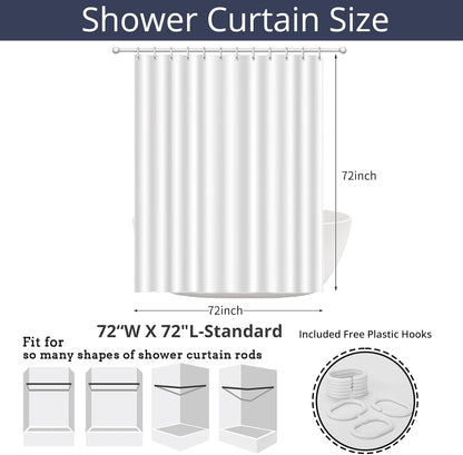 Spring Shower Curtain, Sage Green Eucalyptus Leaf Pink Watercolor Floral Botanical Plants Bathroom Curtain Waterproof Fabric Machine Washable with Hooks, 72" Wx72 L